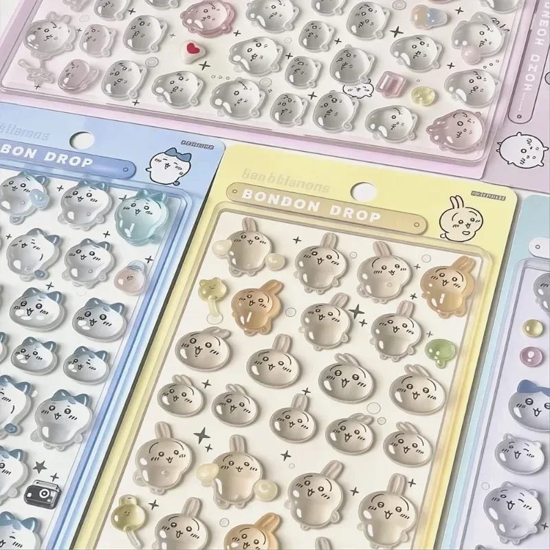 Nail Art - Chiikawa 3D Raised Crystal Epoxy Stickers
