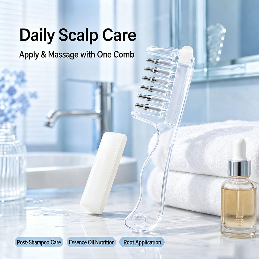Transparent Hair Root Comb Liq - Hair Care ulasan dan harga