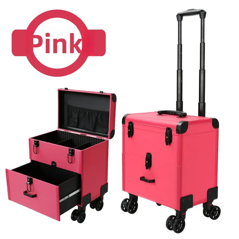 Beauty Case Trolley Durable Mu - Nail Art ulasan dan harga