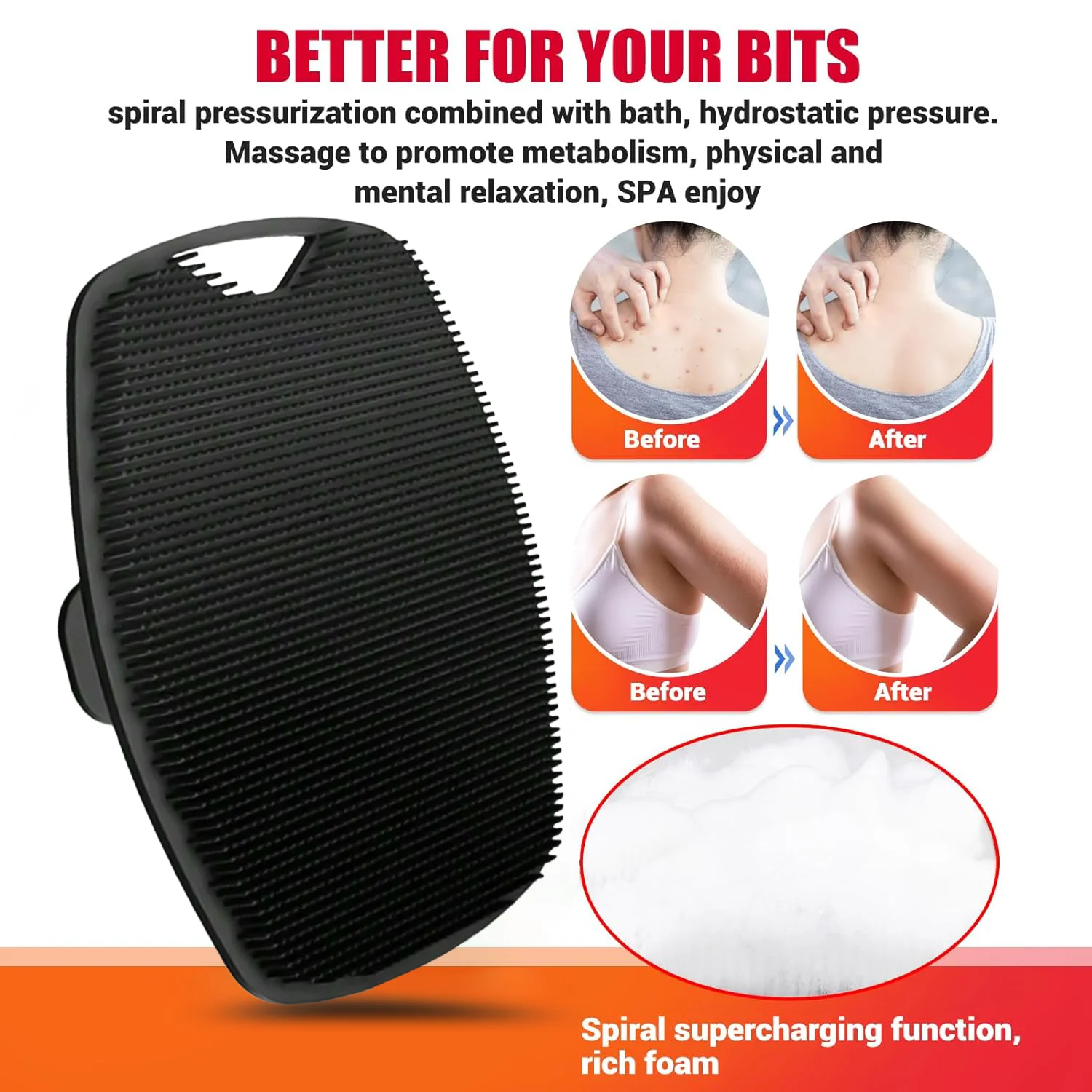 New Massage Bath Brush Oval Ba - Silicone Face Scrubber Electric ulasan dan harga