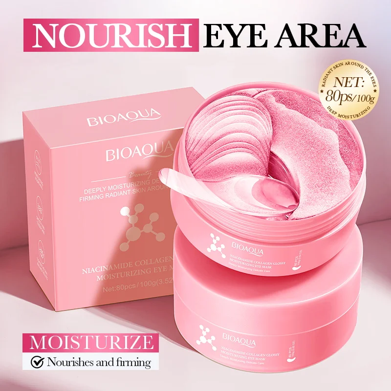 80 Pieces Niacinamide Collagen - Collagen Under Eye Patches ulasan dan harga