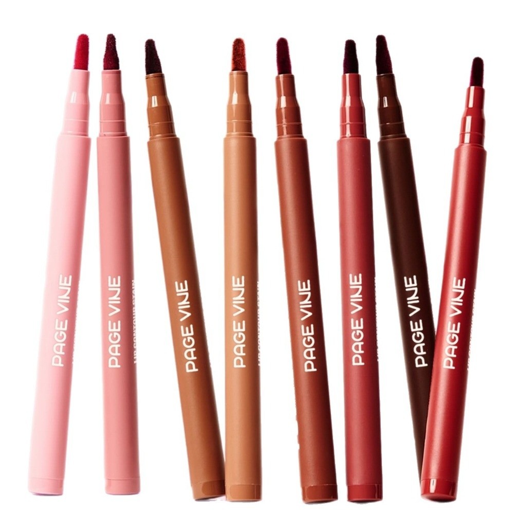 Velvet Brown Lip Liner Pencil  - Matte Velvet Lip Tint Long Lasting ulasan dan harga