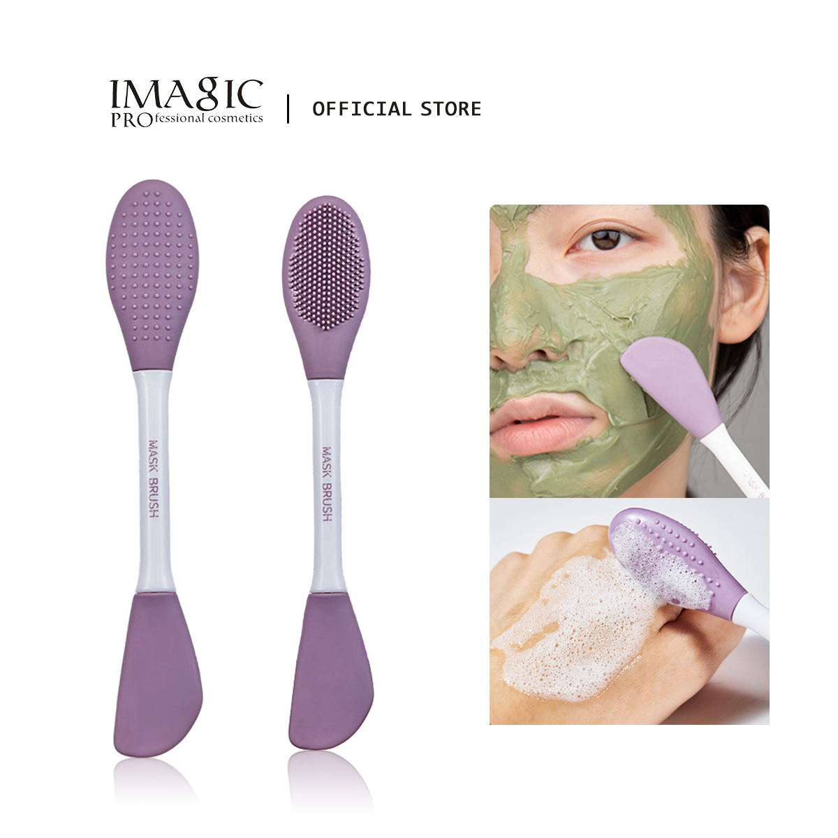 IMAGIC Silicone Facial Cleansi - Silicone Face Scrubber Electric ulasan dan harga